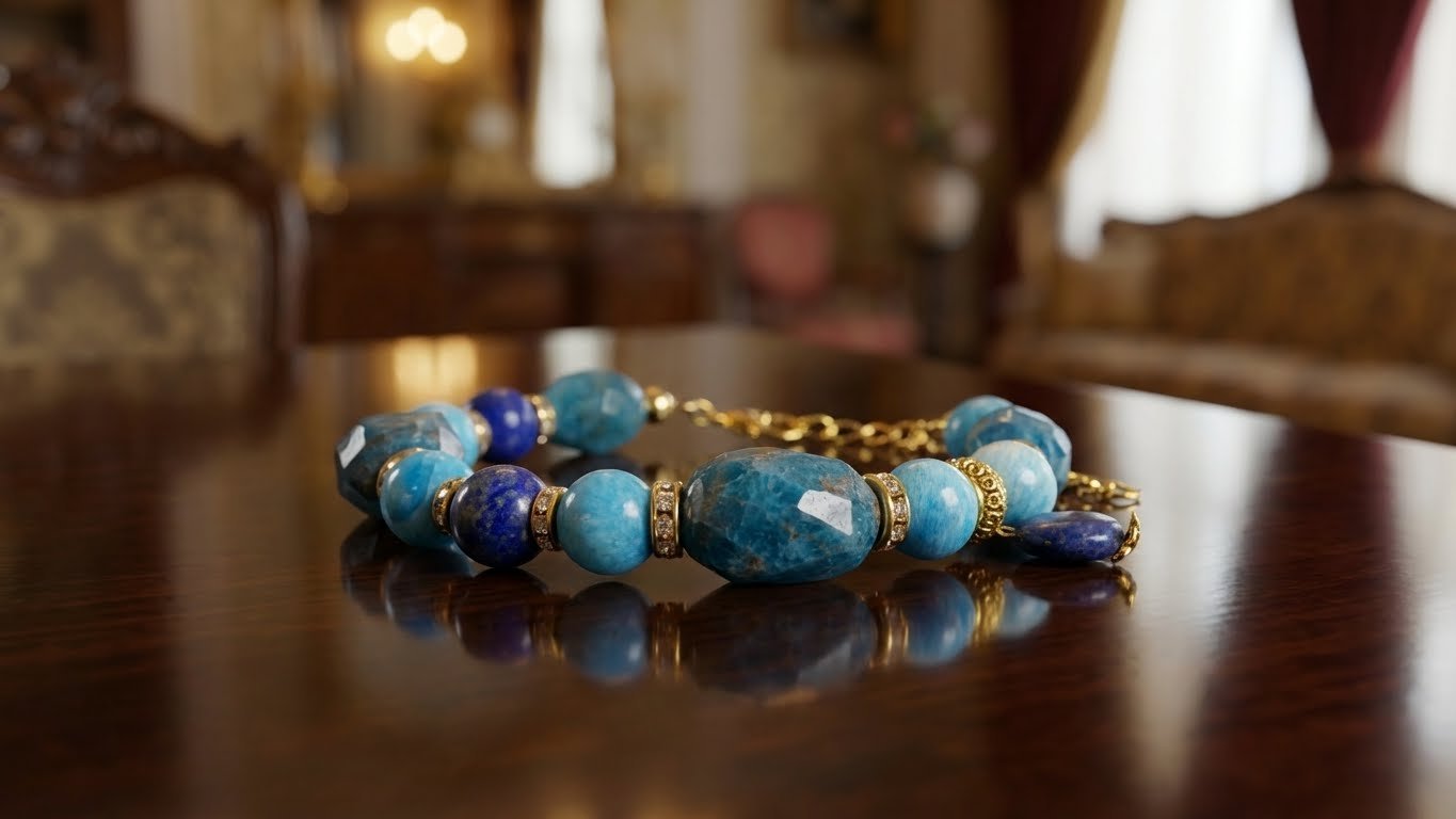 Браслет «Глубина океана» — Лазурит